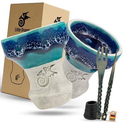 Shisha Kopf Set Glasierter Premium Shisha Kopf made with love in der EU