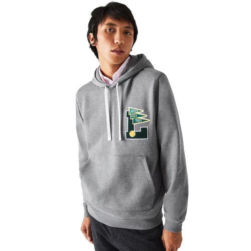 

Мужская толстовка с вымпелами Lacoste Grey Chine SH7444-51-1VQ