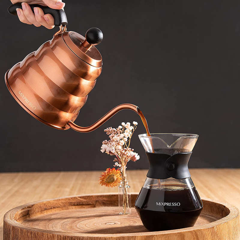 Gooseneck Pour over Coffee Kettle, Barista Pour Control Design for Coffee & Tea
