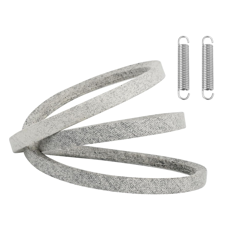Drive Belt 607400 2PCS Idler Spring 604490 for Hustler Raptor SD 54" 60" Mower