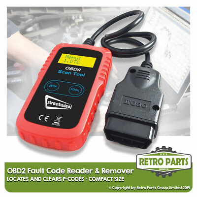 Compact OBD2 Code Reader for Toyota. Diagnostic Scanner Engine Light