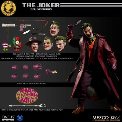 ワン12コレクティブ　ジョーカー　mezco　メズコ　1/12　フィギュア Amazon.co.jp: ワン12コレクティブ DCコミックス ジョーカー 1
