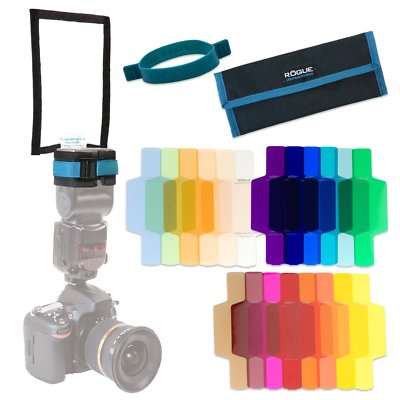 Rogue FlashBender 2 Bounce Card + Rogue Flash Gels