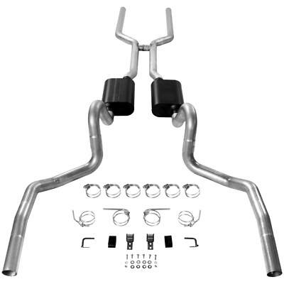 Flowmaster 817200 American Thunder 3'' Stainless Exhaust Kit 1968-1972 GM A-Body 