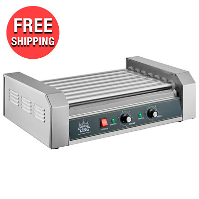 Commercial Electric Griller 18 Hot Dog Roller Grill w/ 7 Rollers Hotdog Grilling