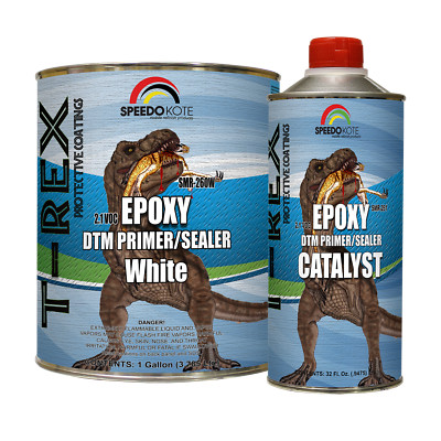 Epoxy Fast Dry 2.1 low voc DTM Primer & Sealer White Gallon Kit, SMR-260W/261