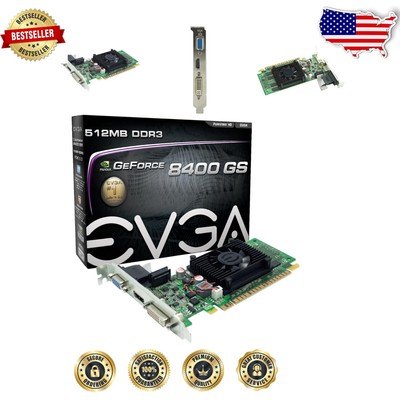 Budget-Friendly GeForce 8400 GS 512 MB PCI Express Graphics Card for HD Playback