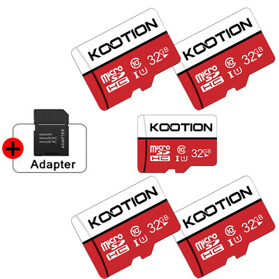 5Pack 32GB Micro SD TF Card SDHC Memory Card UHS-I Class 10 For Cameras Phone