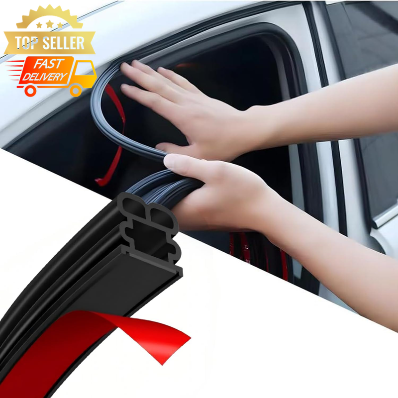 Car Door Seal Strip - Self-Adhesive Rubber Weatherproof - Soundproof & Dustproof