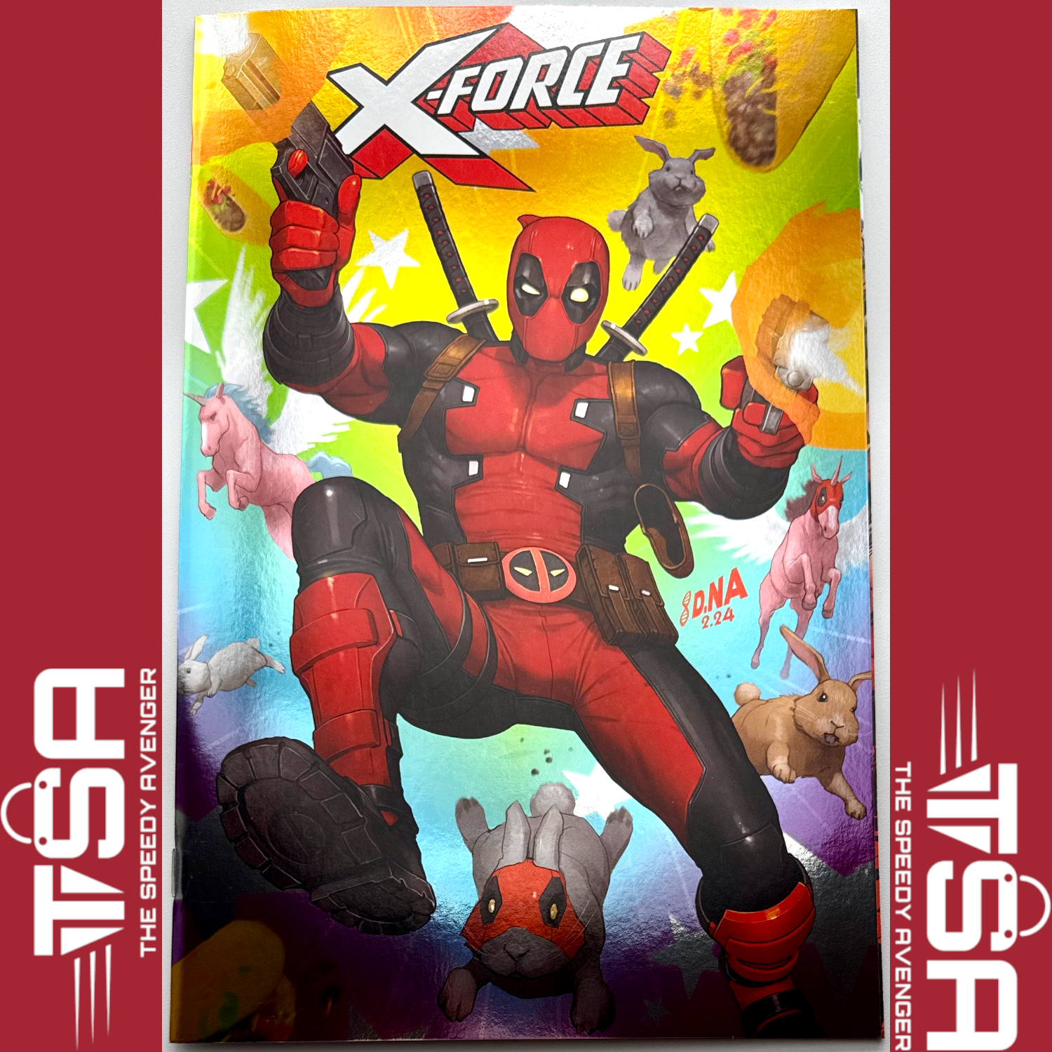 X-FORCE #1 (Vol 7) David Nakayama DNA Foil Variant 2024 Marvel Comics