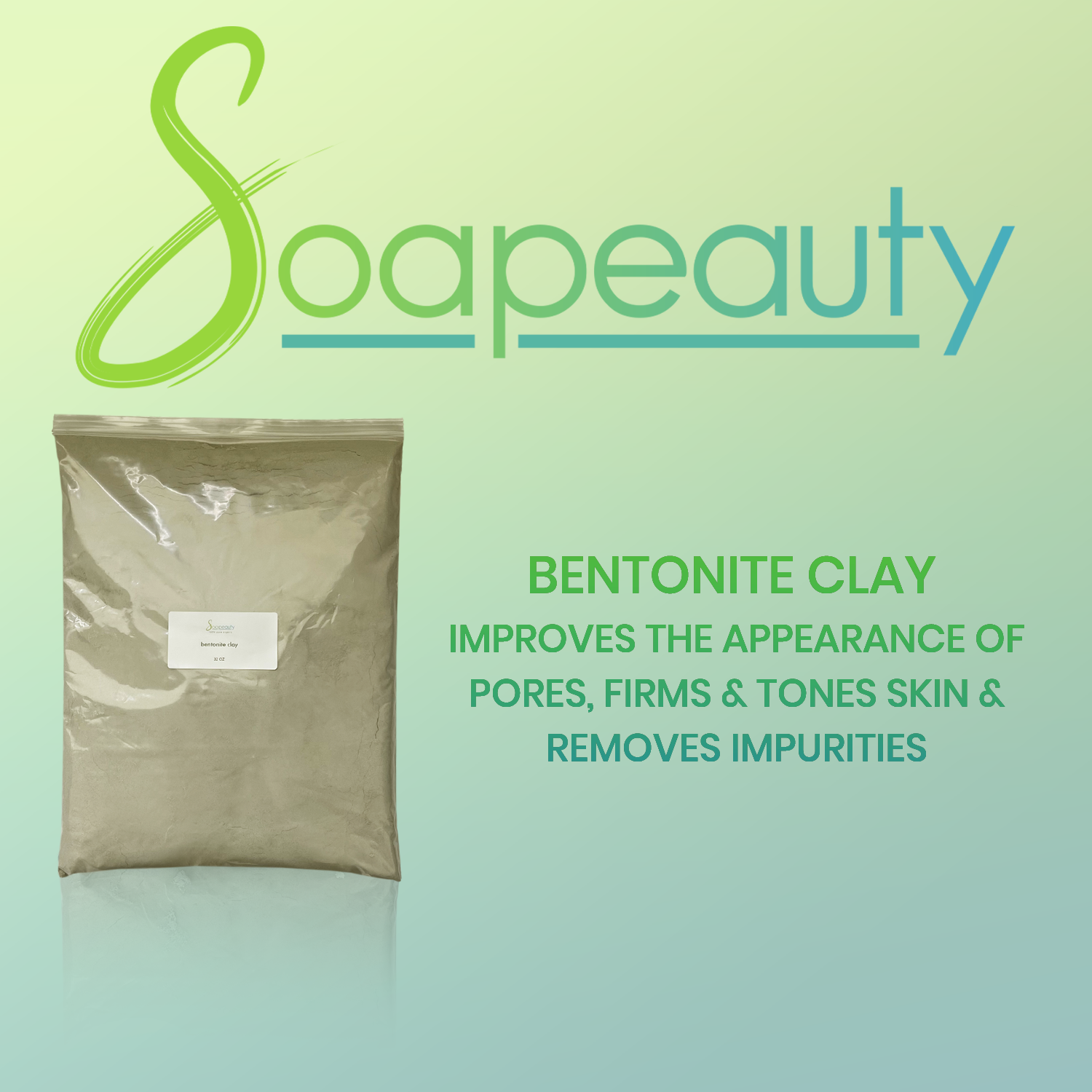 Soapeauty Bentonite Clay Powder Face Body Mask Cosmetic Grade 100% Natural