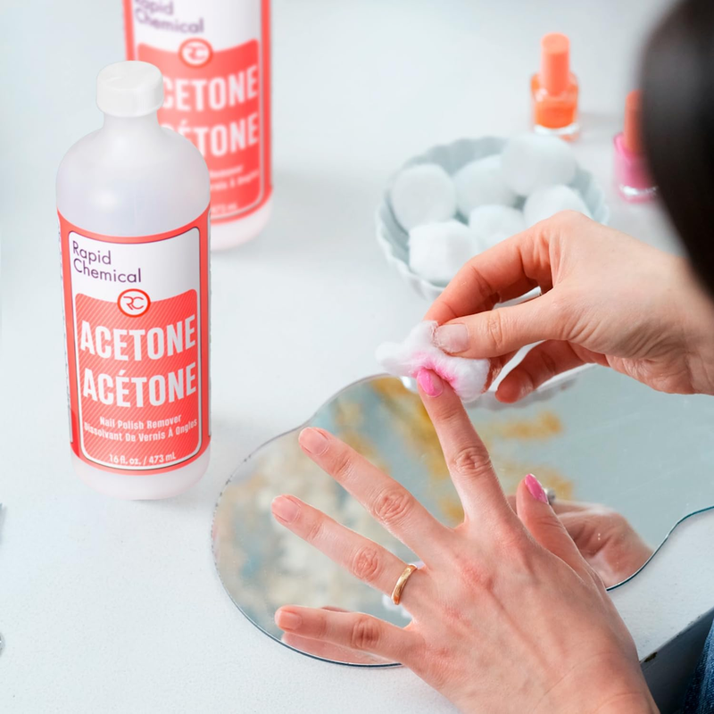 Acetone Nail Polish Remover - Made in Canada (473 ml / 16 oz)
