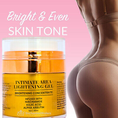 Intimate Skin Whitening Gel Lightening Body Bleach Cream, Vaginal/Anal Bleaching