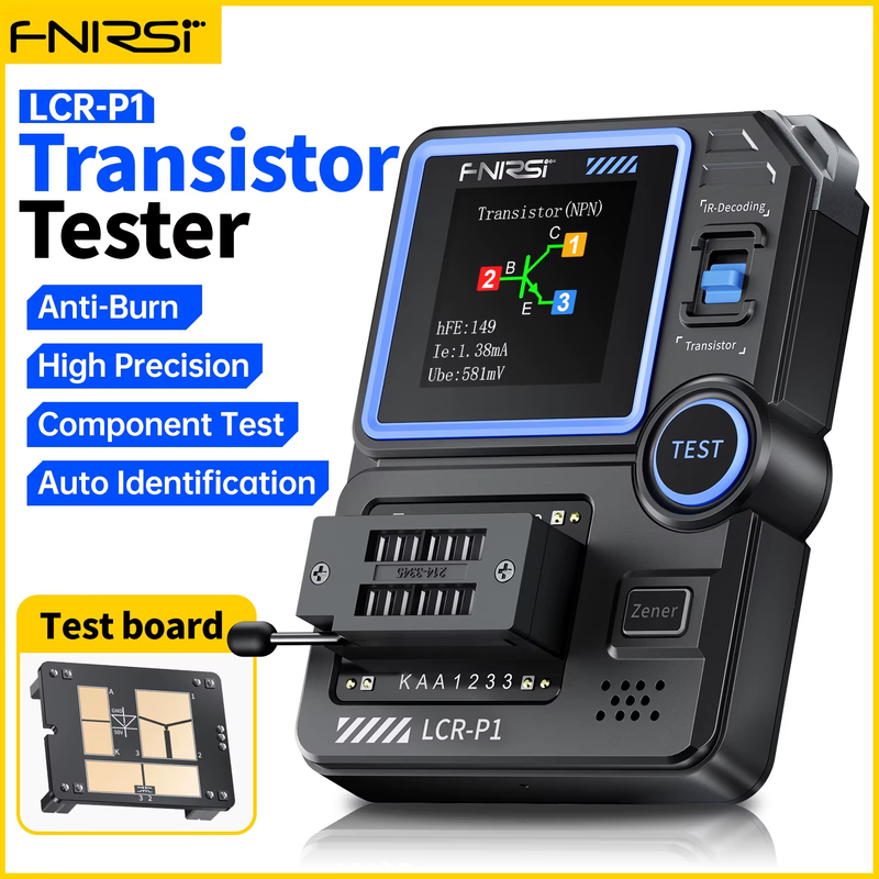 LCR-P1 Transistor Tester Diode Triode Capacitance Resistance Meter LCR ESR Meter