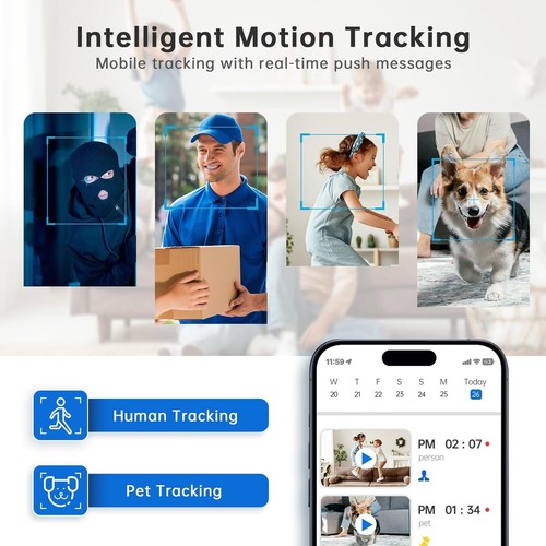 Noahtec 5G WiFi IP Camera Home Security Baby Monitor CCTV Cam 2Way Talk Wifi Cam