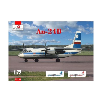 Amodel Historical Models 1/72 Antonov An-24B New