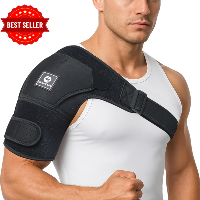 Shoulder Brace – Comfortable Adjustable Support for Pain Relief & Recovery | Rot