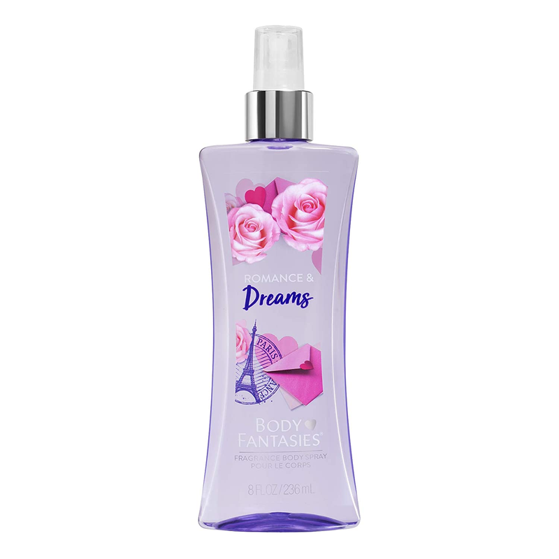 Body Fantasies Signature Fragrance Body Spray, Romance and Dreams, 8 Fluid Ounc