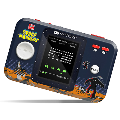 My Arcade Space Invaders Pocket Player Pro Portable Gaming System