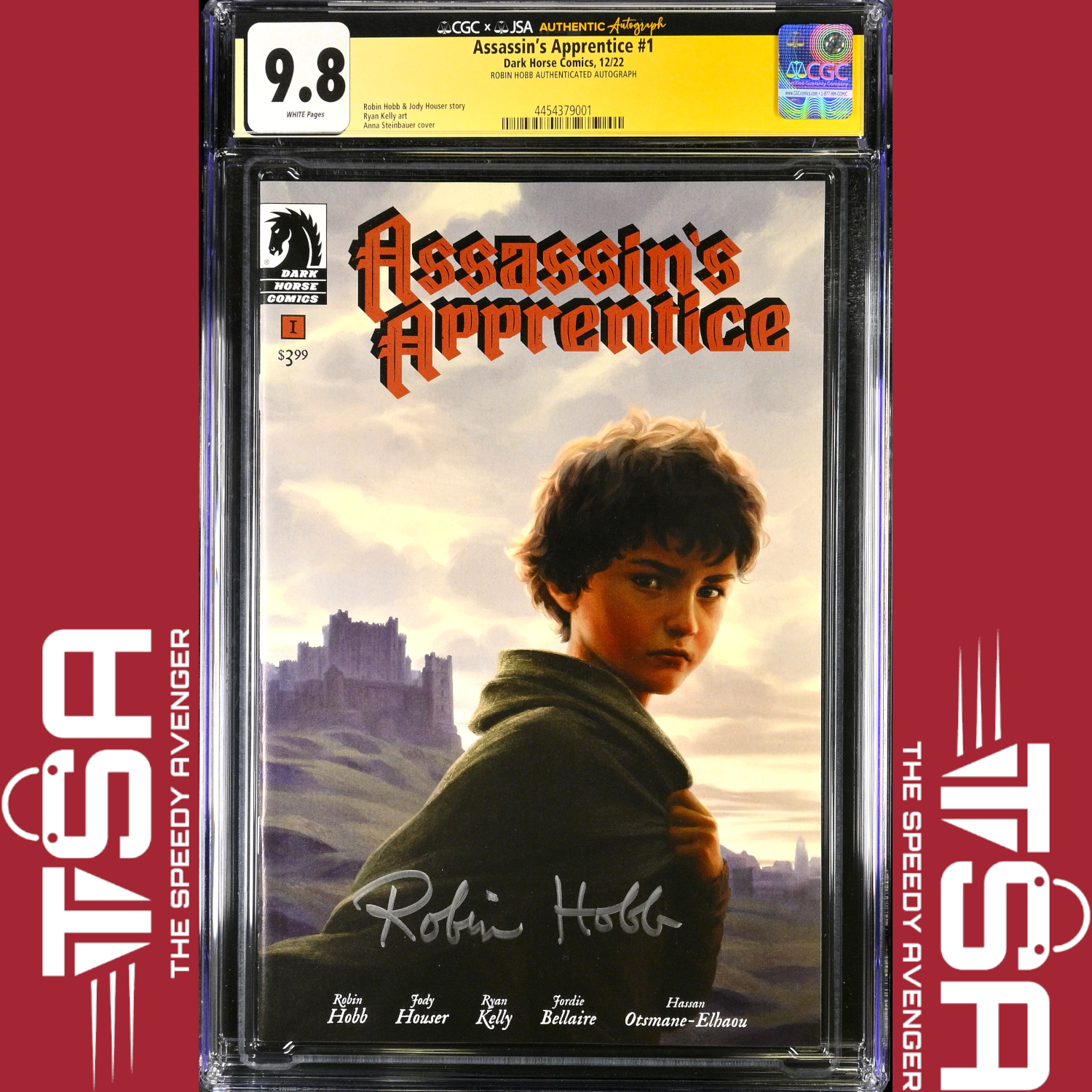 ASSASSIN'S APPRENTICE I #1 CGC 9.8 JSA 9 Authentic Graded Robin Hobb Autograph