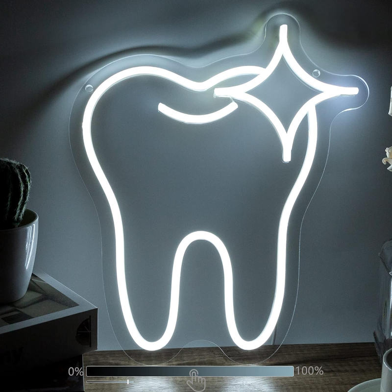 Tooth Decor Dental Office Light Dentist Accessories Decoration, Dimmab