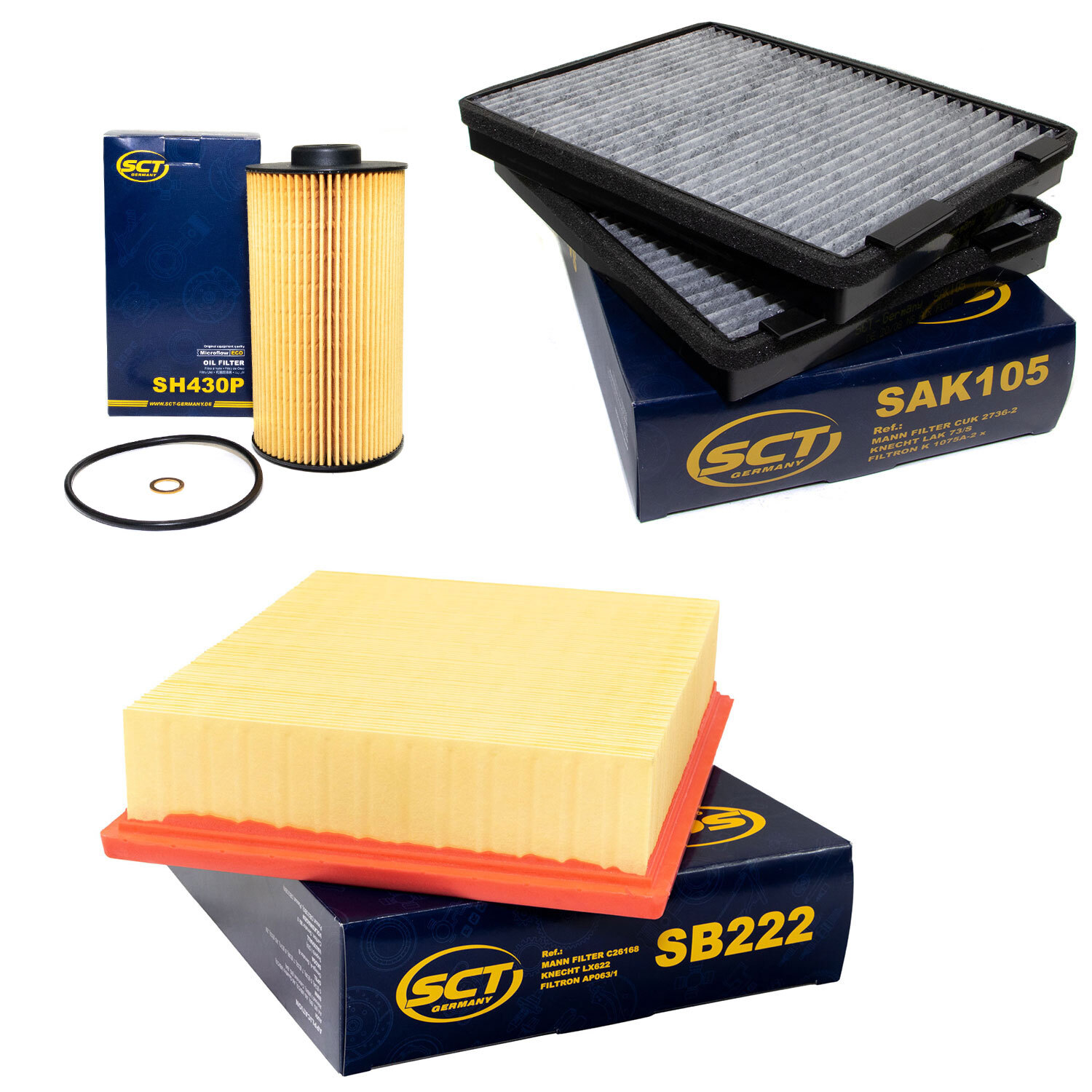 Inspektionspaket Filterset Filtersatz Filter passend für BMW 5er E39 535i 540i