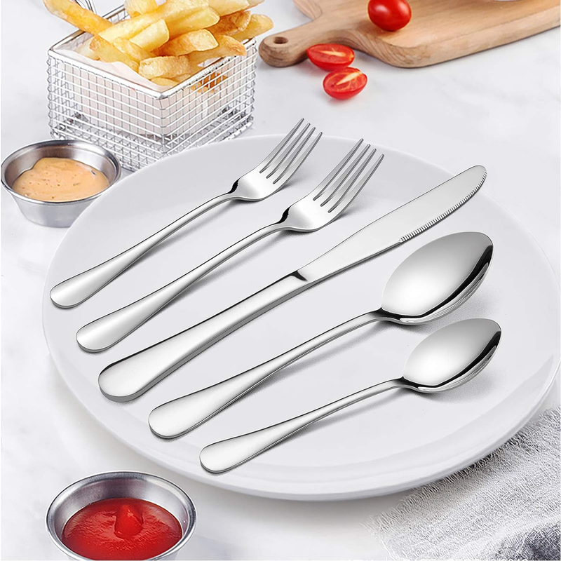 Salad Forks Set of 12, Appetizer Dessert Forks Stainless Steel, Silverware Flatw