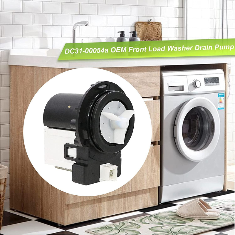 Replacement Drain Pump Motor Assembly Samsung Washer WF209ANW/XAA WF448AAP/XAA