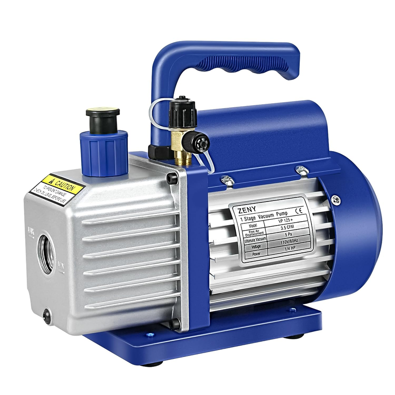 35CFM Single-Stage 5 Pa Rotary Vane Economy Vacuum Pump 3 CFM 1/4HP...
