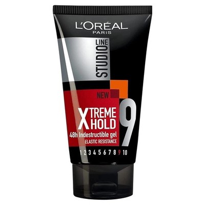 Gel indestructible Loreal Paris Studio Line 9 Xtreme Hold 48 heures, 150 ml