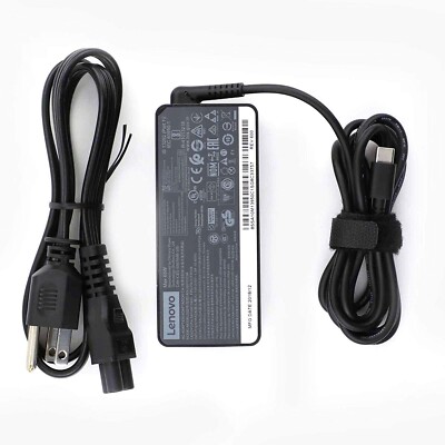 Genuine 65W USB-C Type-C Charger Adapter for Lenovo ThinkPad T480 ADLX65YLC3A