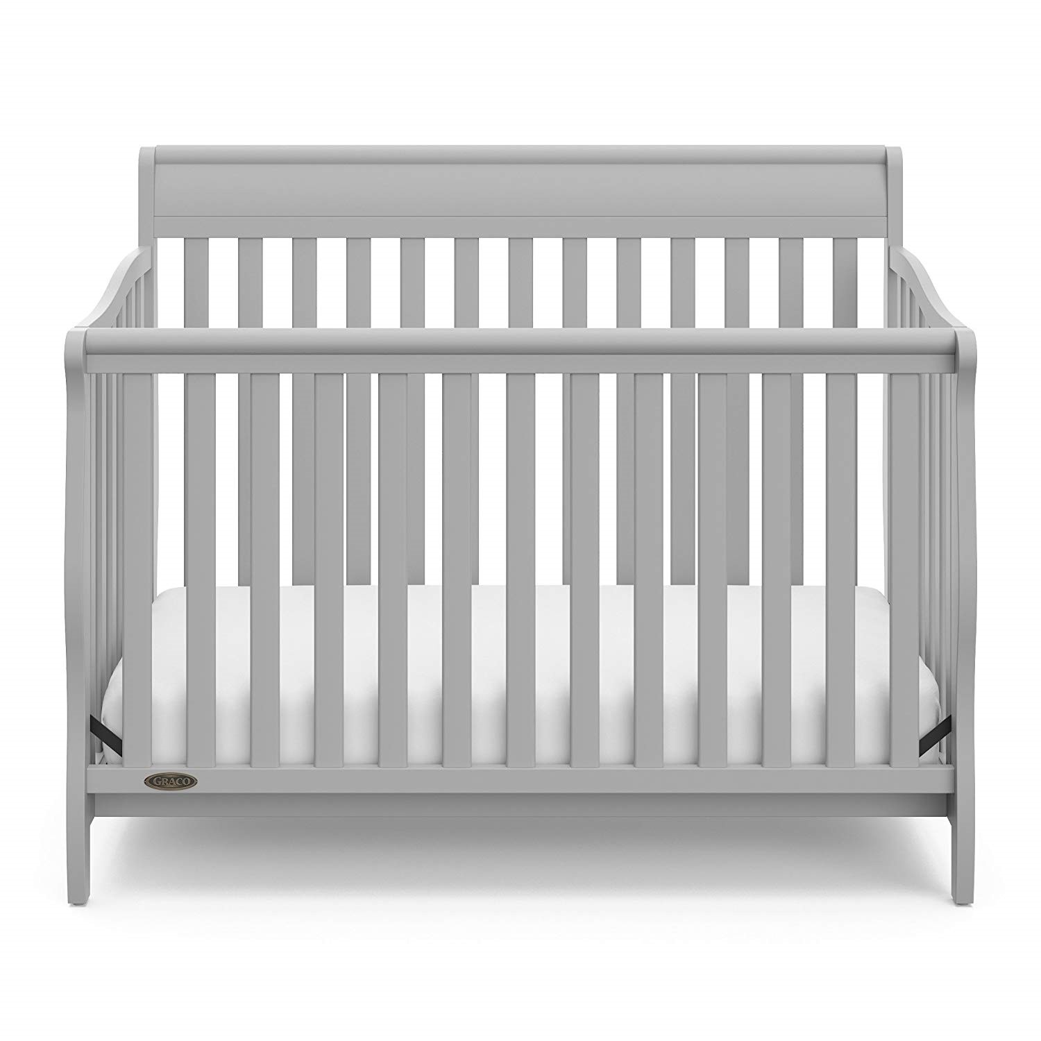 Baby Convertible Crib Nursery Cribs For Babies Toddler Bed 4 in 1 Gray Graco