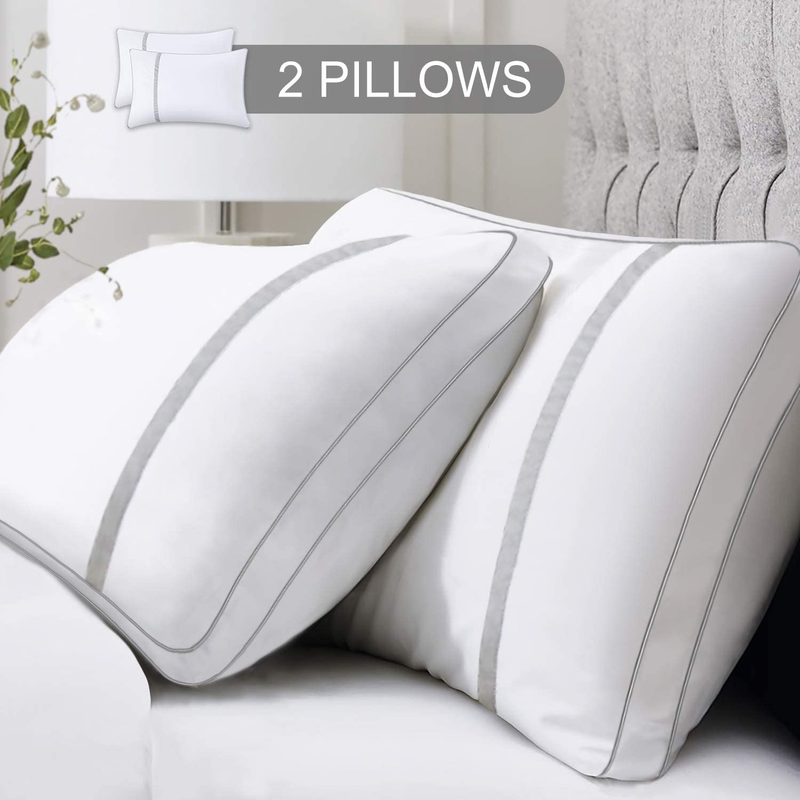 Bedstory Pillows for Sleeping 2 Pack, Hotel Quality Bed Pillow Queen Size, down
