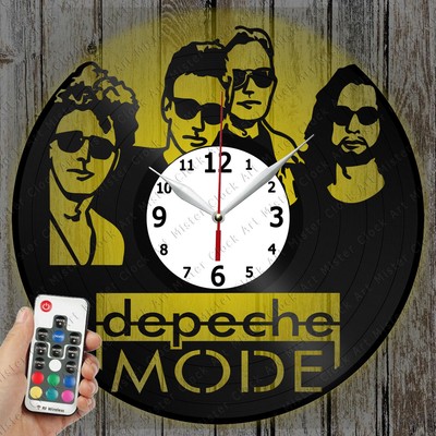 LED Clock Depeche Mode Vinyl Record Clock Art Decor Original Gift 2903