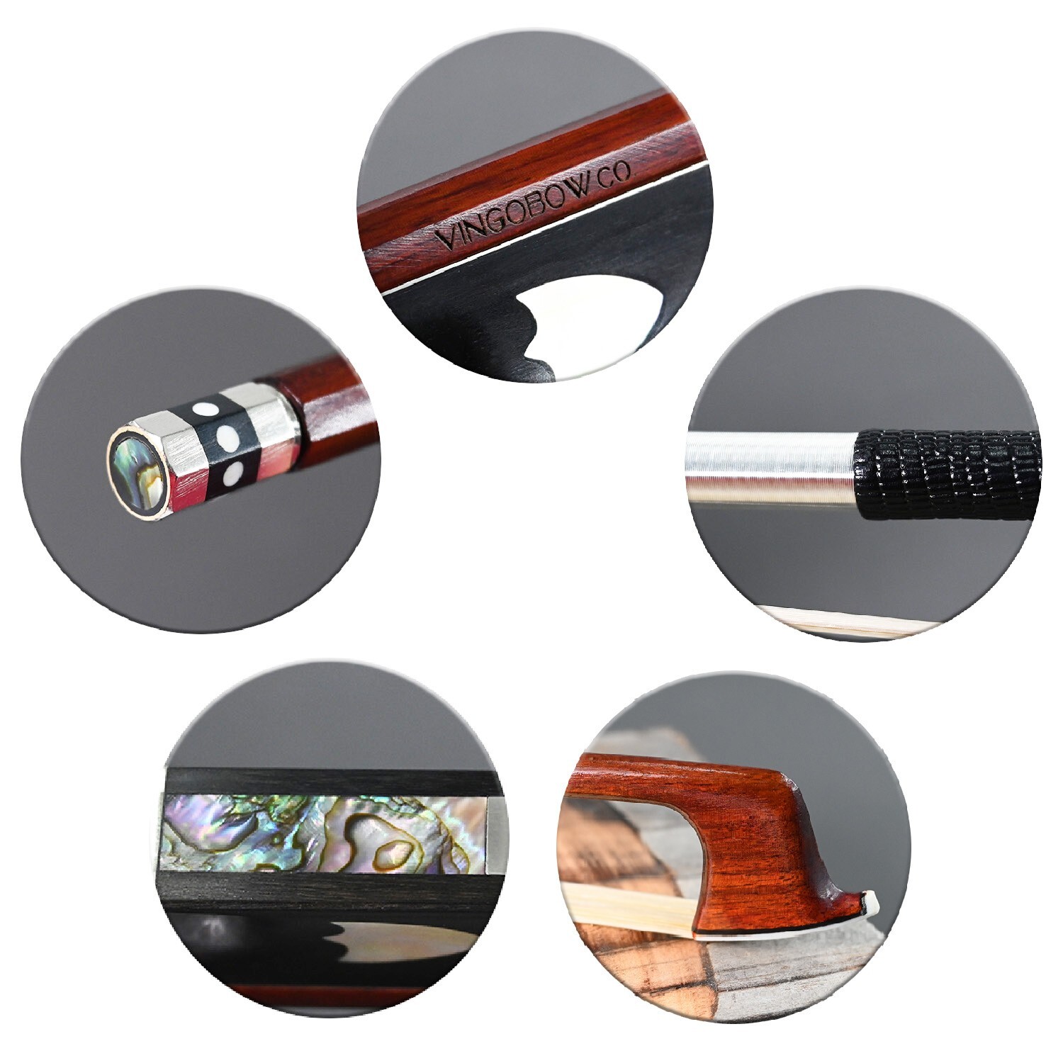 NEW Concert Elegant Pernambuco Violin Bow 430V