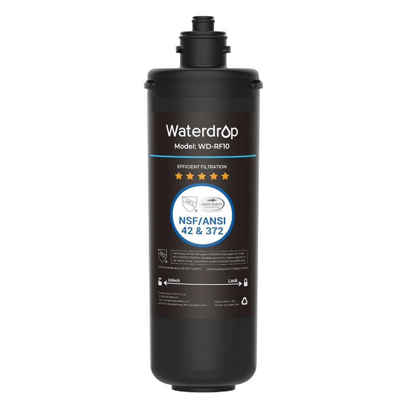 RF10 Replacement Filter Cartridge for 10UA/10UB Under Sink Water Filter, Reduces