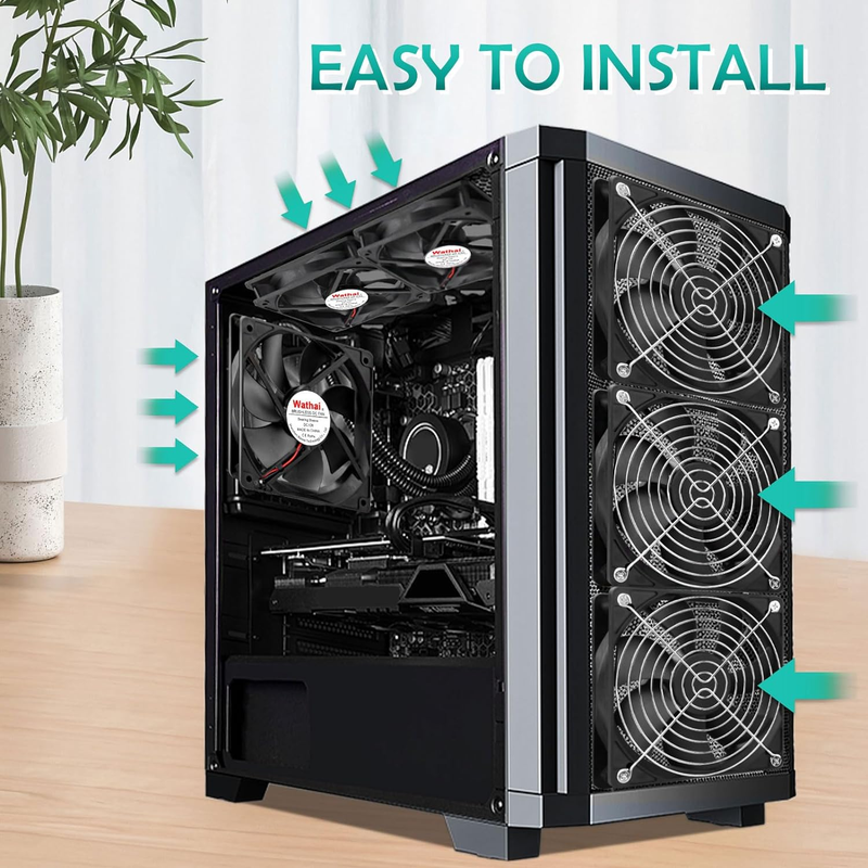 120Mm X 25Mm 12V Computer Case Cooling Fan 12 Volt 2Pin High High Performance DC