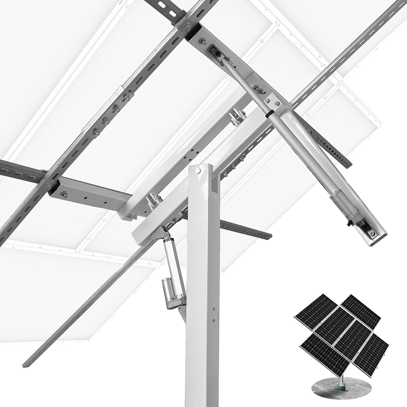 Solar Panel Dual Axis Tracking System (Increase 40% Power) with Tracker Controll