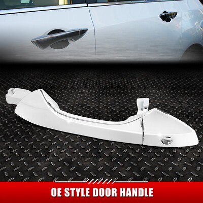 Для 08-12 Honda Accord Хромированная наружная ручка передней левой двери со стороны водителя с замочной скважиной