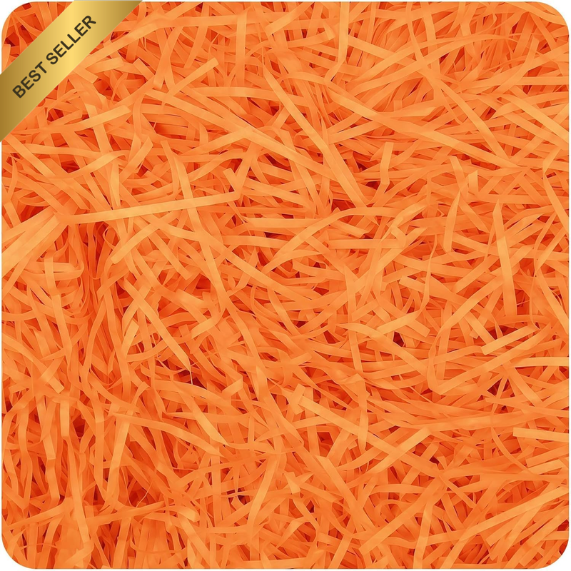 200G Crinkle Cut Paper Shred Filler for Packing and Filling Gift Baskets Kraft,