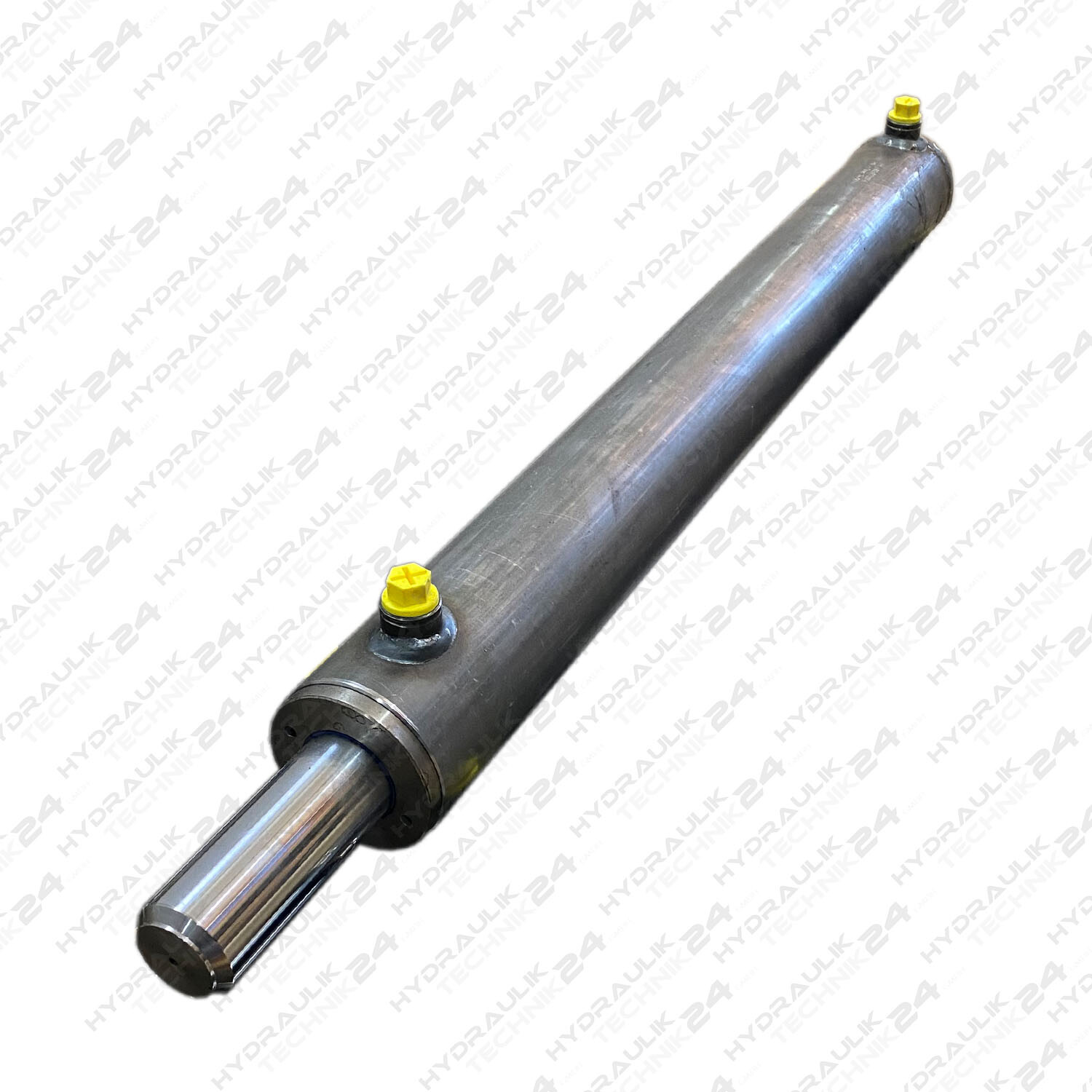 Hydraulikzylinder 60/30 - 50 bis 1000 mm Hub mit verlängerter Kolbenstange