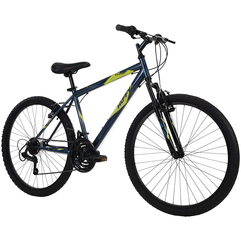 Huffy Hardtail Mountain Bike, Stone Mountain 26 Inch, 21-Speed, Lightweight, Dar