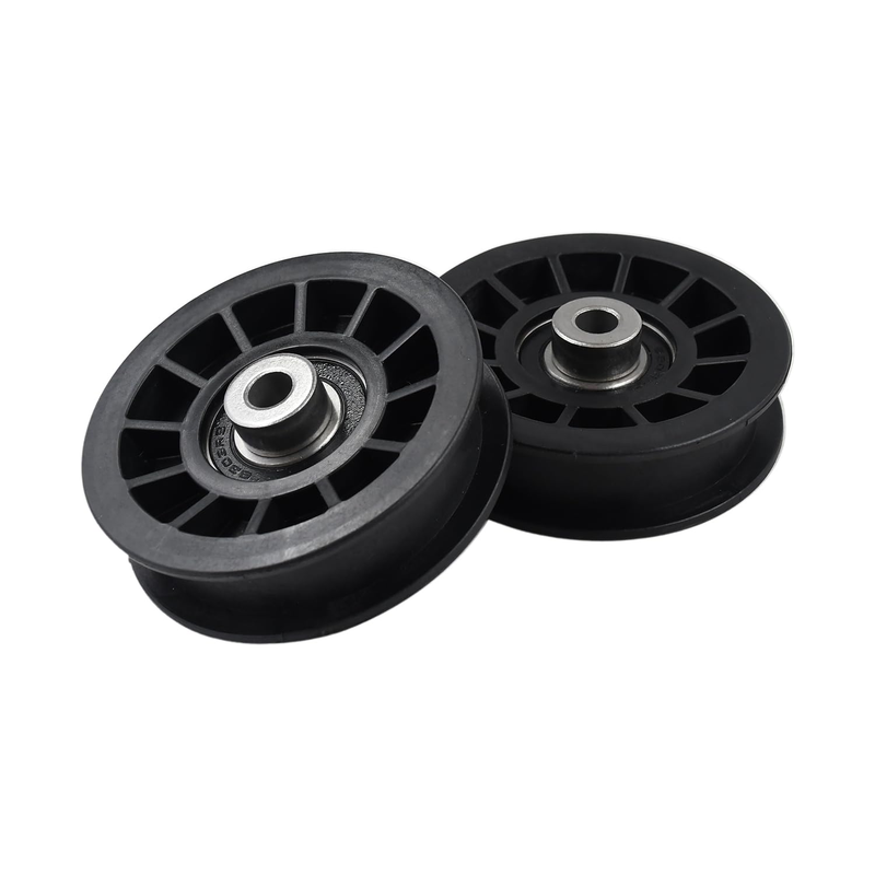 2PCS Flat Idler Pulley 110-6775 for Toro Timecutter Z4200 Z4235 Z5000 Z5060