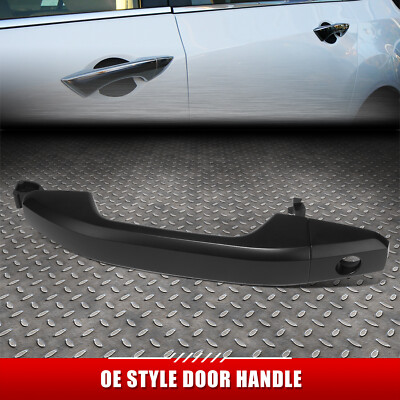 ДЛЯ 14-18 SILVERADO SIERRA 1500 ЧЕРНАЯ ГЛАДКАЯ РУЧКА ТЯГИ ПЕРЕДНЕЙ ЛЕВОЙ ДВЕРИ ВОДИТЕЛЯ