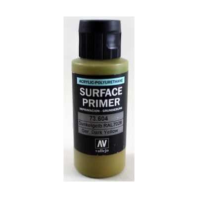 Vallejo Primer Surface Primer - German Dark Yellow (2 oz.) New