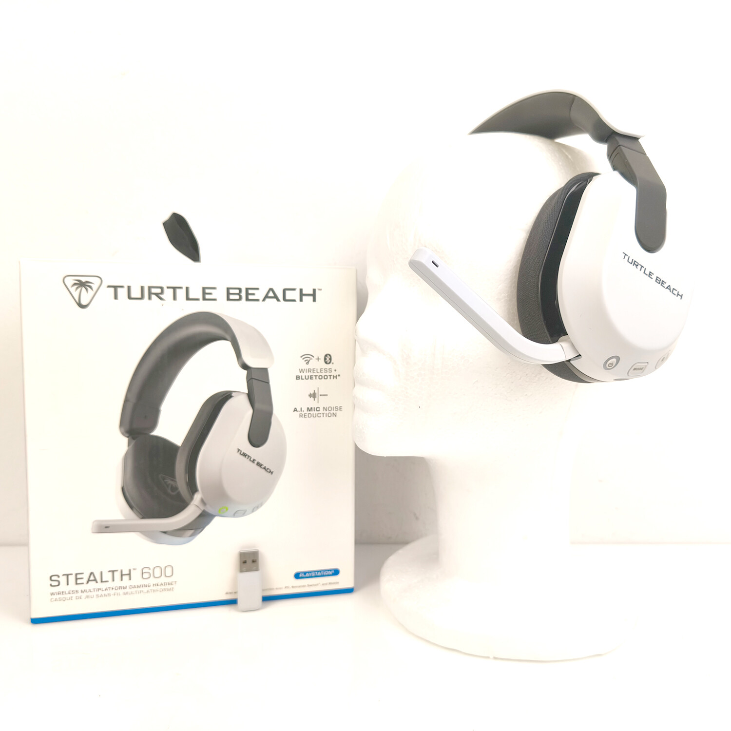 Turtle Beach PS4/PS5 - Stealth 600 Gen 3 - Wireless Headset - Weiss Zustand: gut