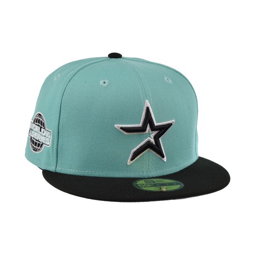 

Мужская приталенная шляпа New Era Houston Astros World Series 59Fifty, прозрачная мятная, Clear mint