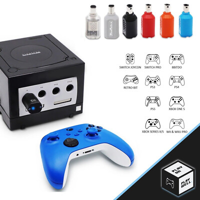 BlueRetro Nintendo GameCube Bluetooth Controller Receiver Adapter, Low Latency!