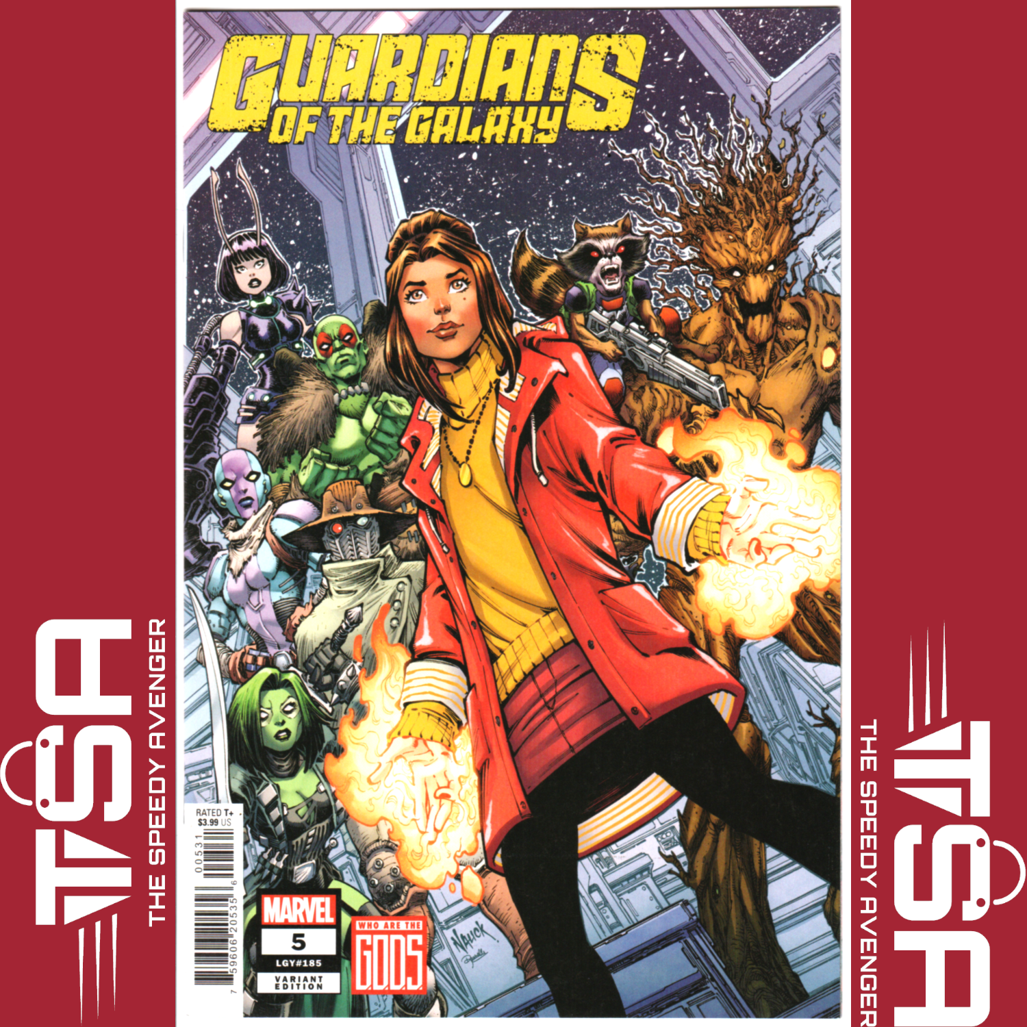 GUARDIANS OF THE GALAXY #5 (Vol 7) Todd Nauck G.O.D.S. Variant 2023 Marvel