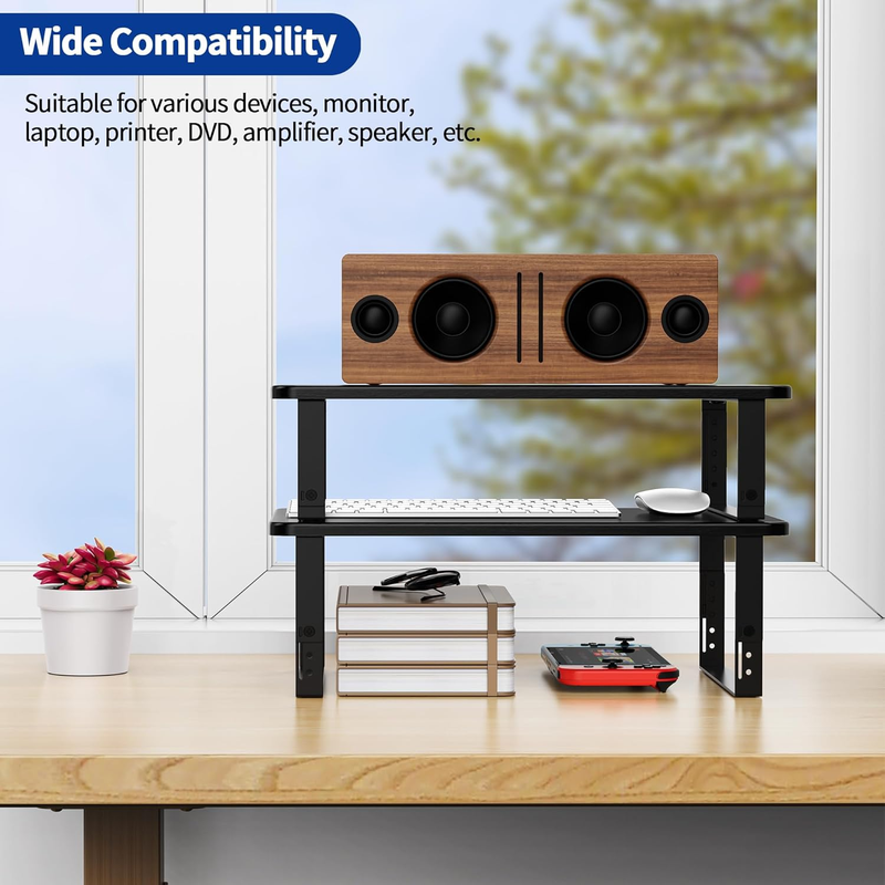 MS01 Monitor Stand Riser, Height Adjustable Laptop Stand, Computer Monitor Stand